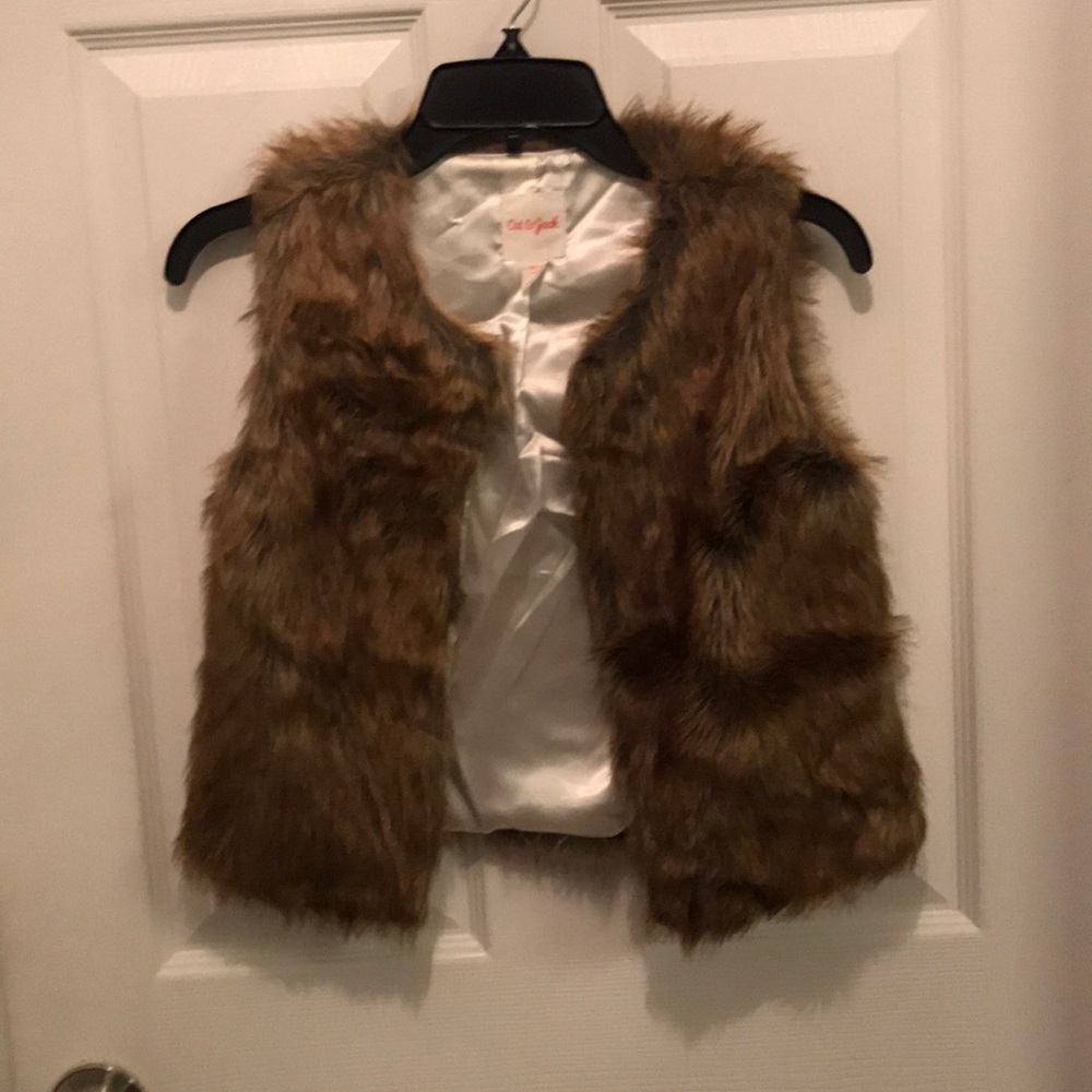 Girls Cat and Jack Fur Vest